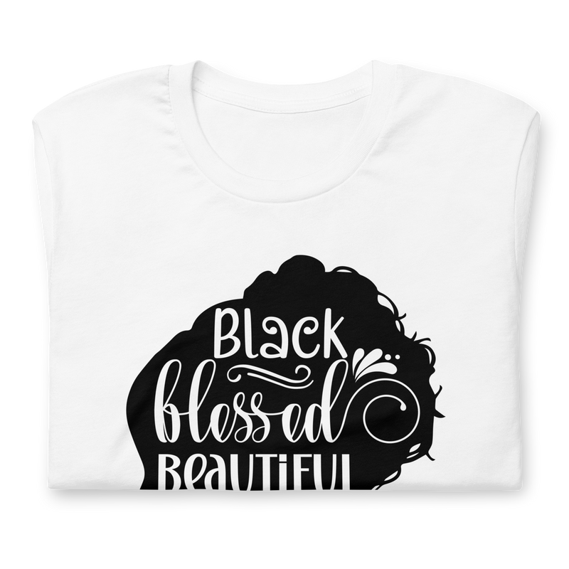 black blessed beautiful Unisex t-shirt