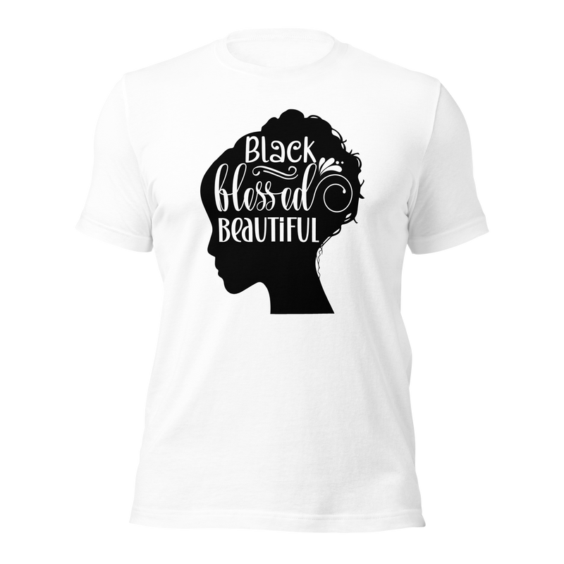 black blessed beautiful Unisex t-shirt