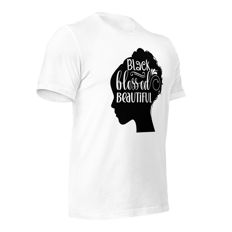 black blessed beautiful Unisex t-shirt