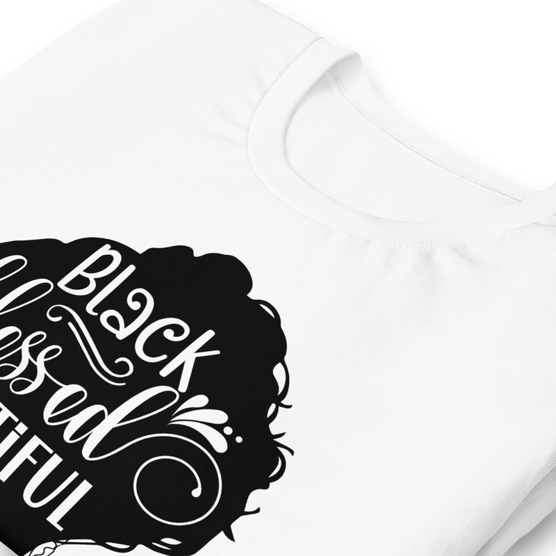 black blessed beautiful Unisex t-shirt