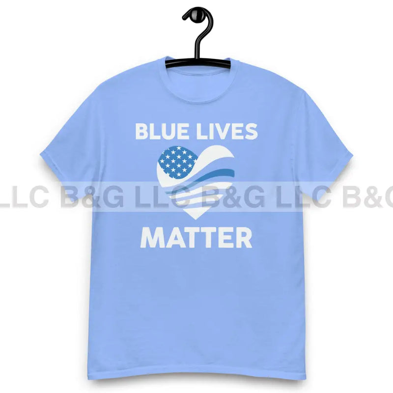 Blue Lives Matter Heart Men's classic tee