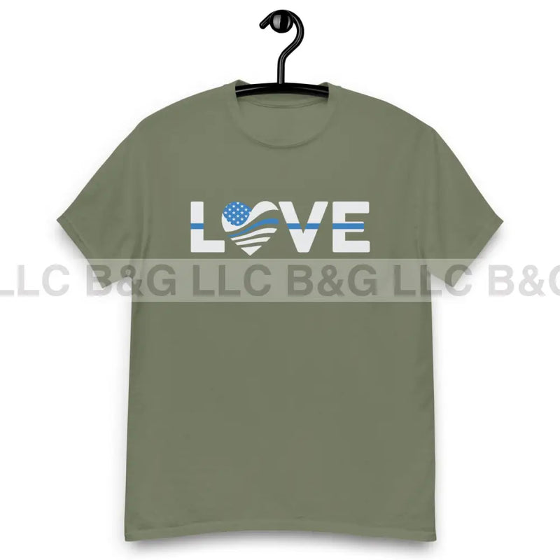 Blue Love Men's classic tee