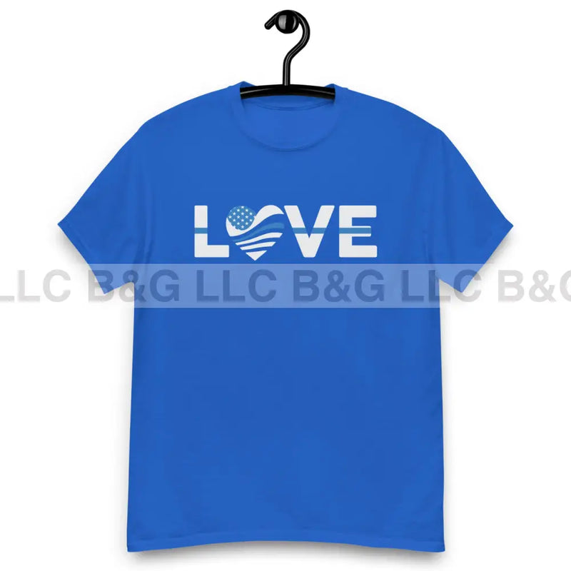 Blue Love Men's classic tee