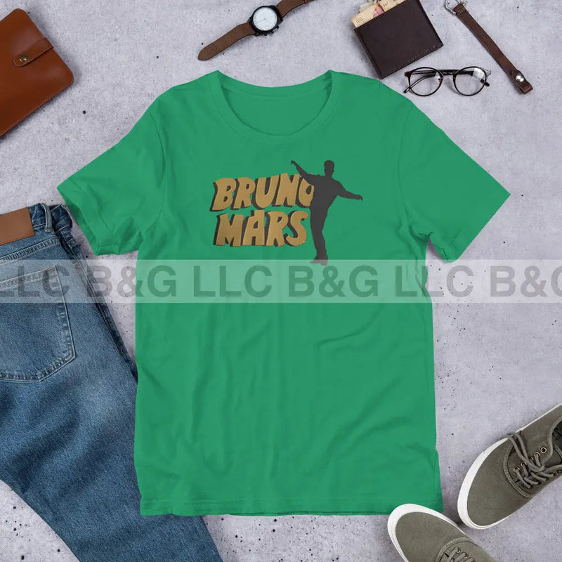 Bruno Mars Unisex T-Shirt Kelly / Xs