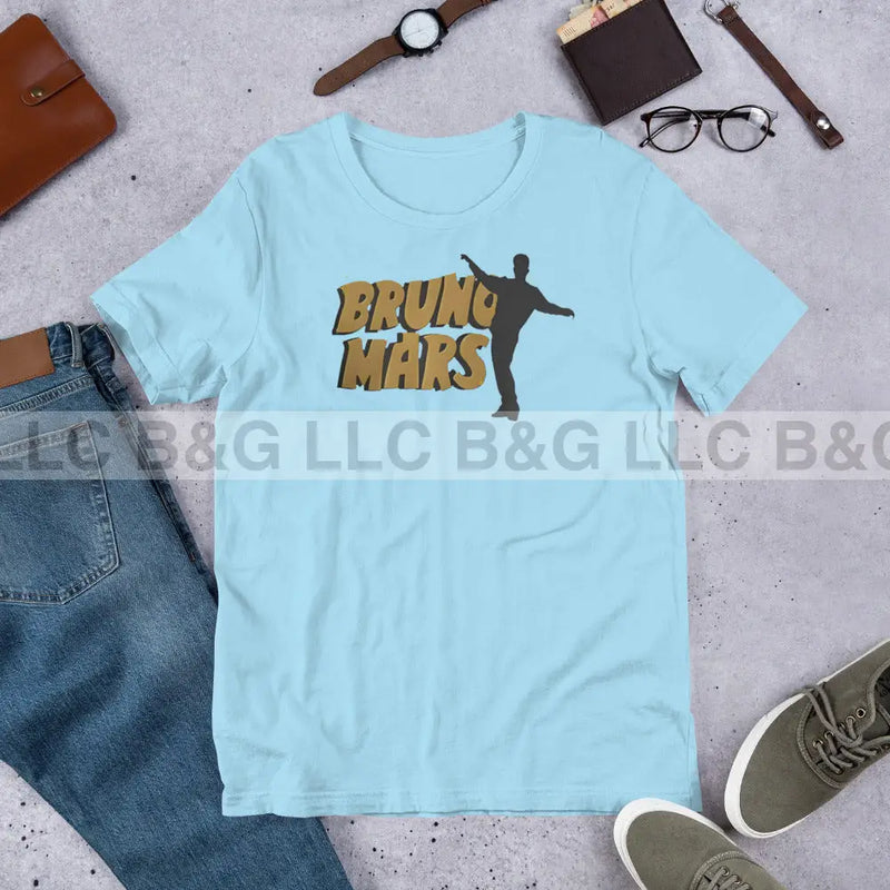 Bruno Mars Unisex T-Shirt Ocean Blue / S