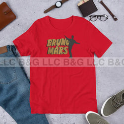 Bruno Mars Unisex T-Shirt Red / Xs