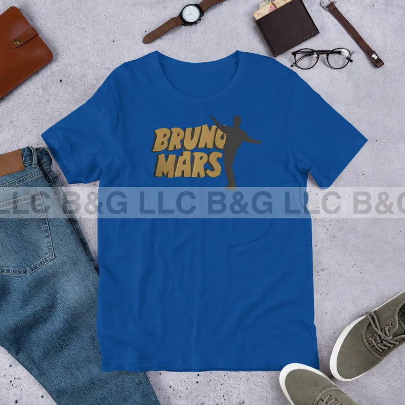 Bruno Mars Unisex T-Shirt True Royal / S