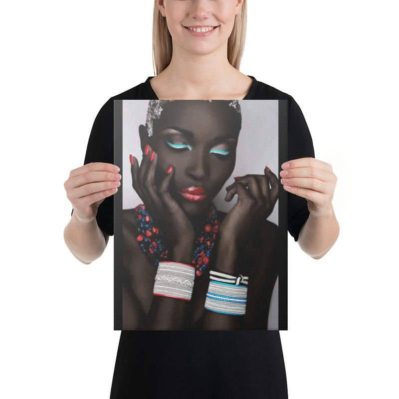 Nubian Elegance Canvas