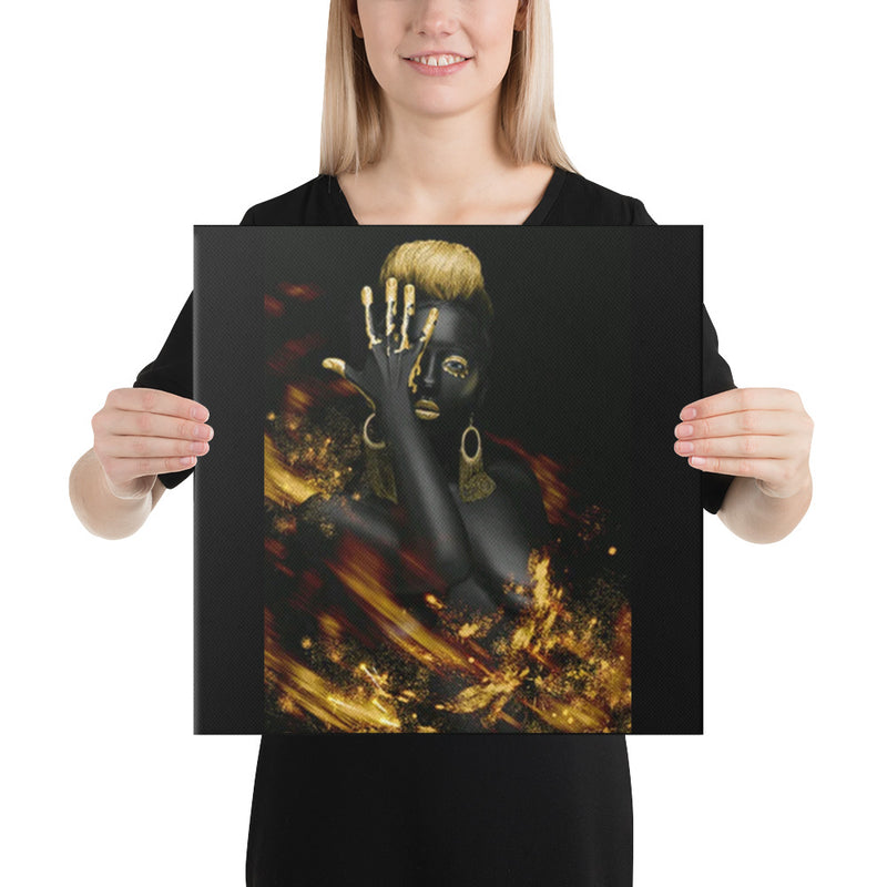 Golden Muse Canvas