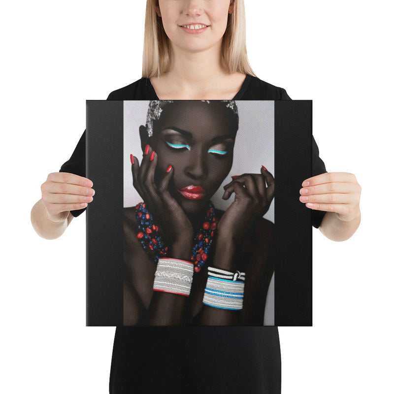 Nubian Elegance Canvas