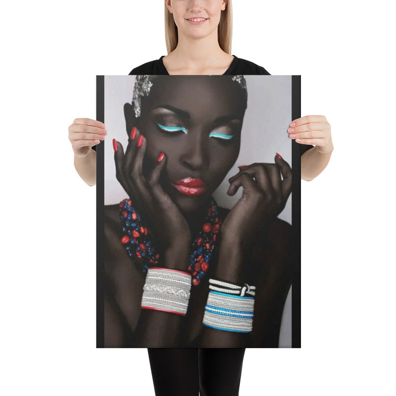 Nubian Elegance Canvas