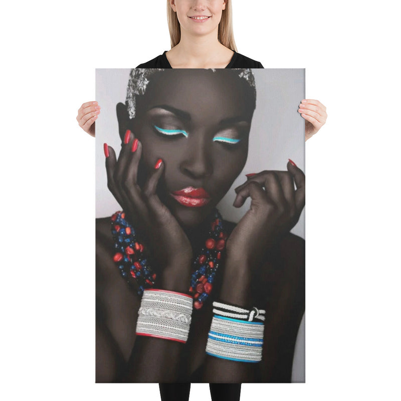 Nubian Elegance Canvas