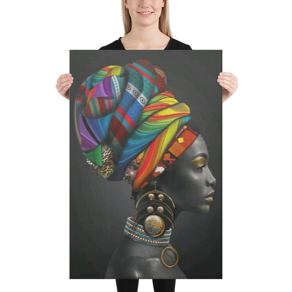 African Divinity Canvas