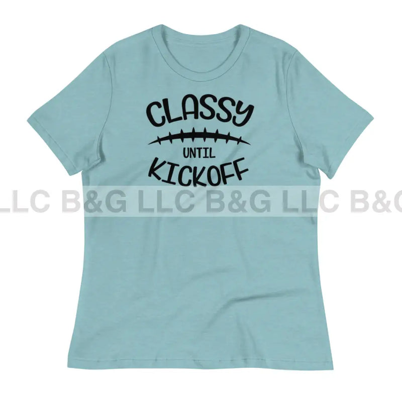 Classy Until Kickoff Women's Relaxed T-Shirt