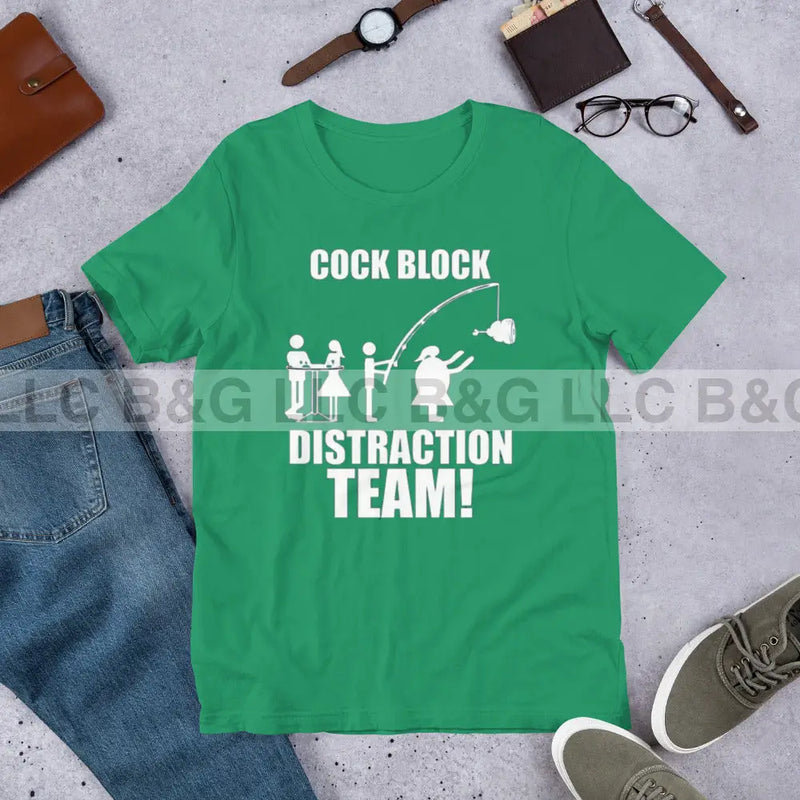 Cockblock Distraction Team Unisex t-shirt