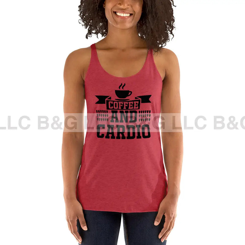 Coffee and Cardio Women's Racerback Tank