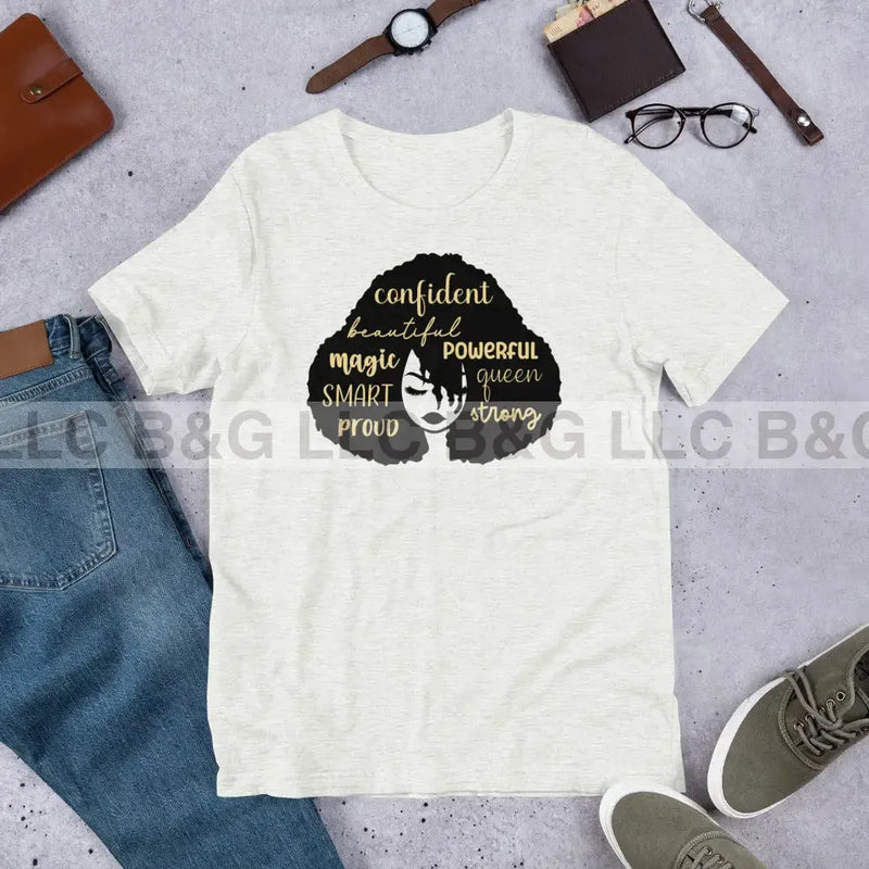 Confident Beautiful Powerful Magical Unisex t-shirt