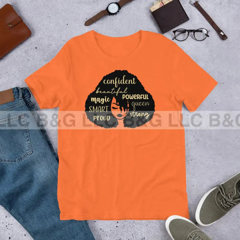 Confident Beautiful Powerful Magical Unisex t-shirt