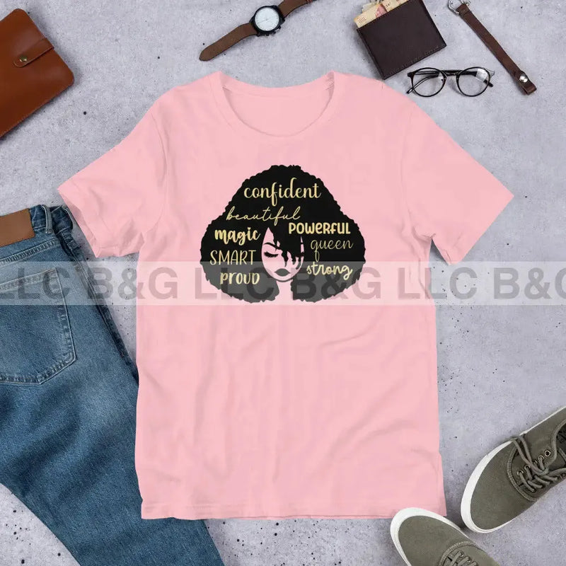 Confident Beautiful Powerful Magical Unisex t-shirt