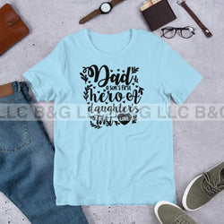 Dad a Sons first hero Unisex t-shirt