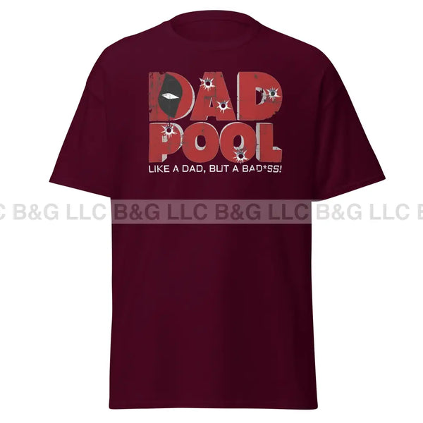 Dadpool Men’s Classic Tee Maroon / S T-Shirt