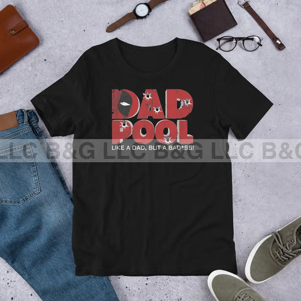 Dadpool Unisex T-Shirt Black / Xs