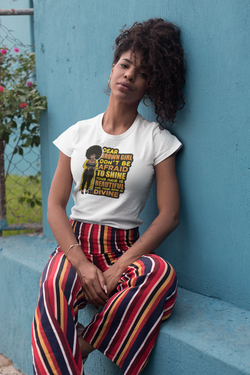 Empower with our Dear Brown Girl Women's Relaxed T-Shirt! 👚🌟