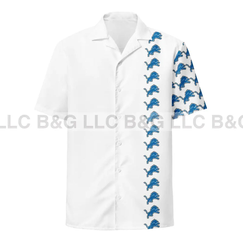 Detroit Lions Inspired Unisex button shirt