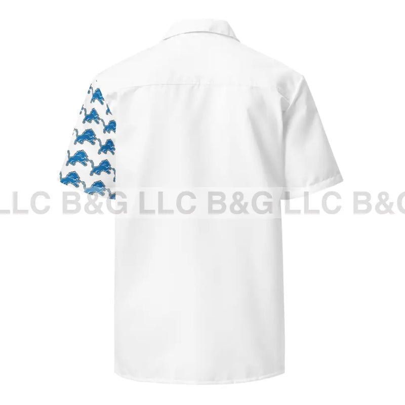 Detroit Lions Inspired Unisex button shirt