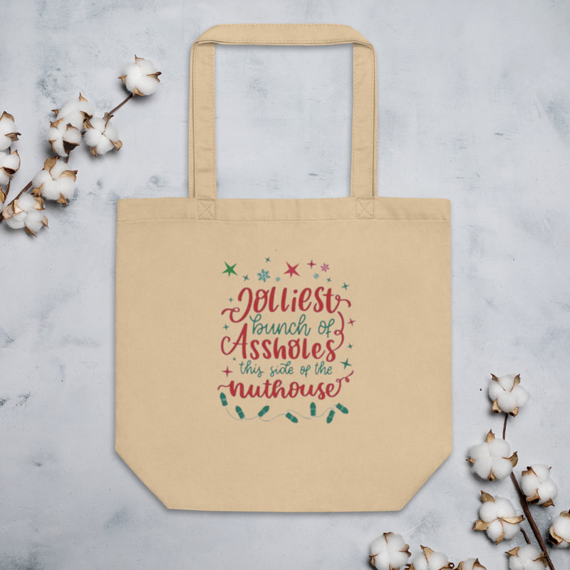 Jolliest Bunch of A Holes Eco Tote Bag | Black & Gifted LLC