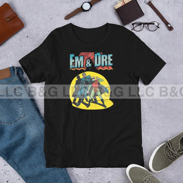 Em And Dre Unisex T-Shirt Black / Xs