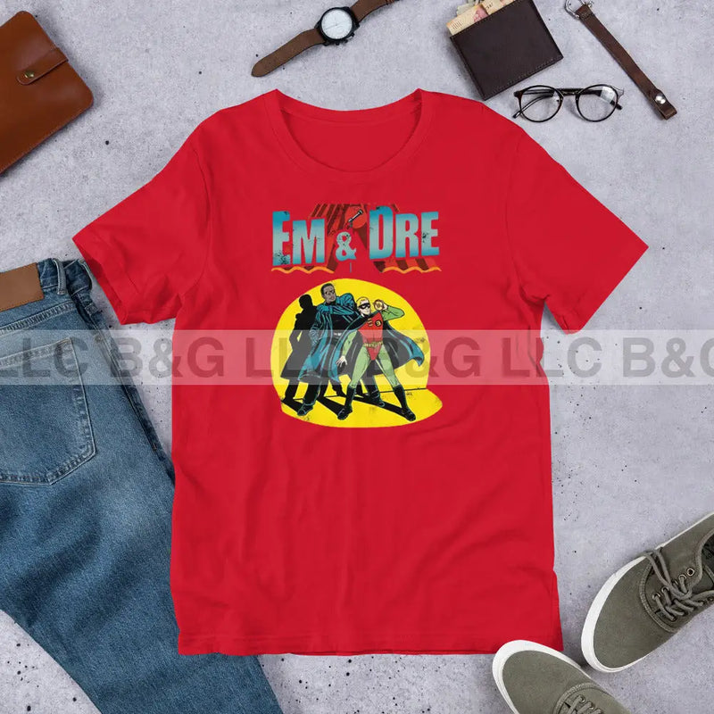 Em And Dre Unisex T-Shirt Red / Xs