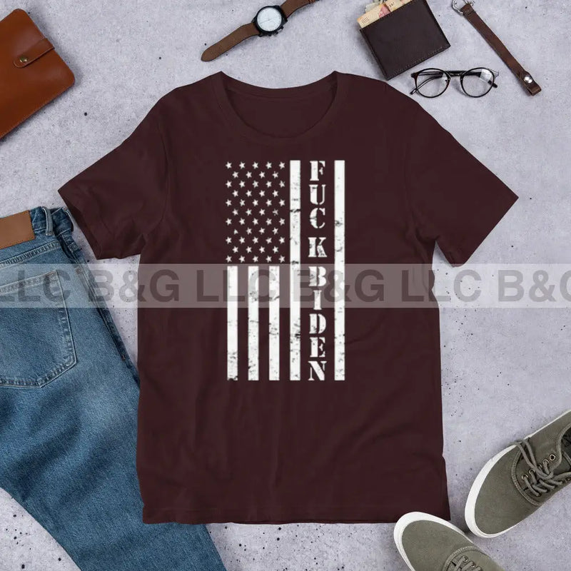 F Biden Flag Unisex t-shirt