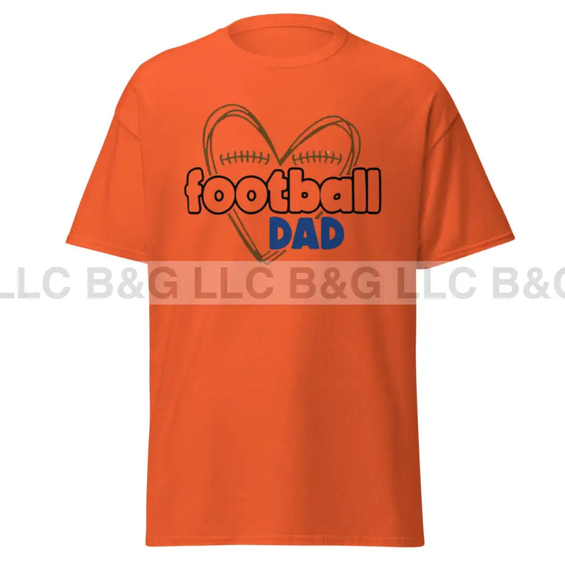 Football Dad Heart Men's classic tee