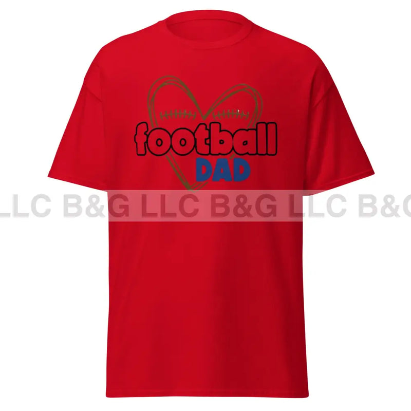 Football Dad Heart Men's classic tee