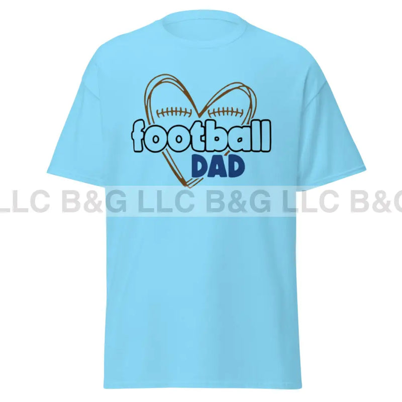 Football Dad Heart Men's classic tee