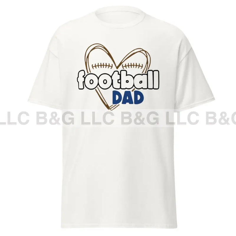 Football Dad Heart Men's classic tee