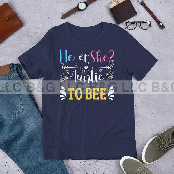 He or She Auntie To Bee Unisex t-shirt