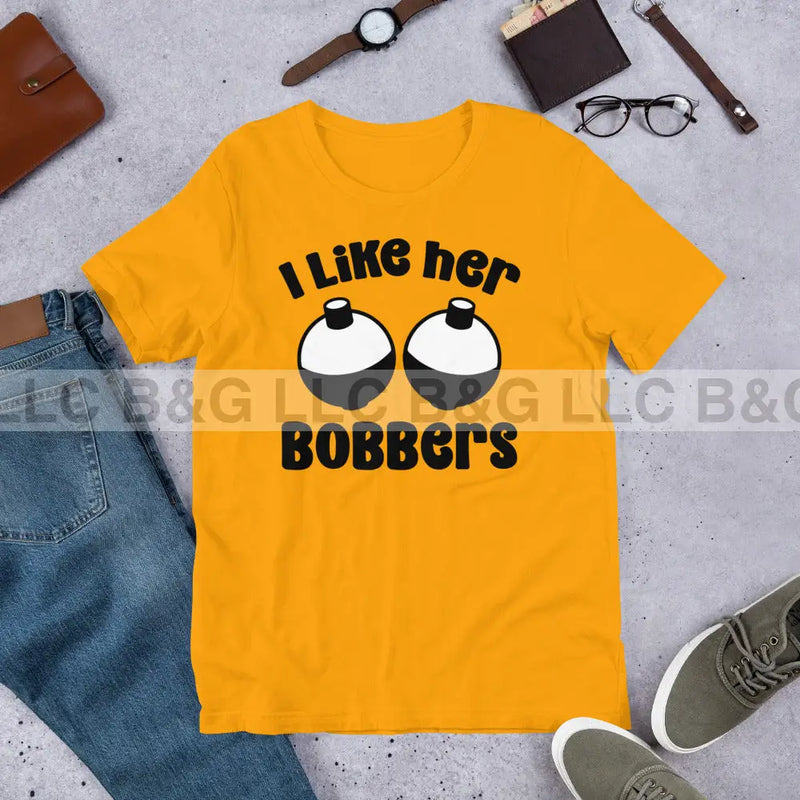 I Liker Her Bobbers Unisex t-shirt