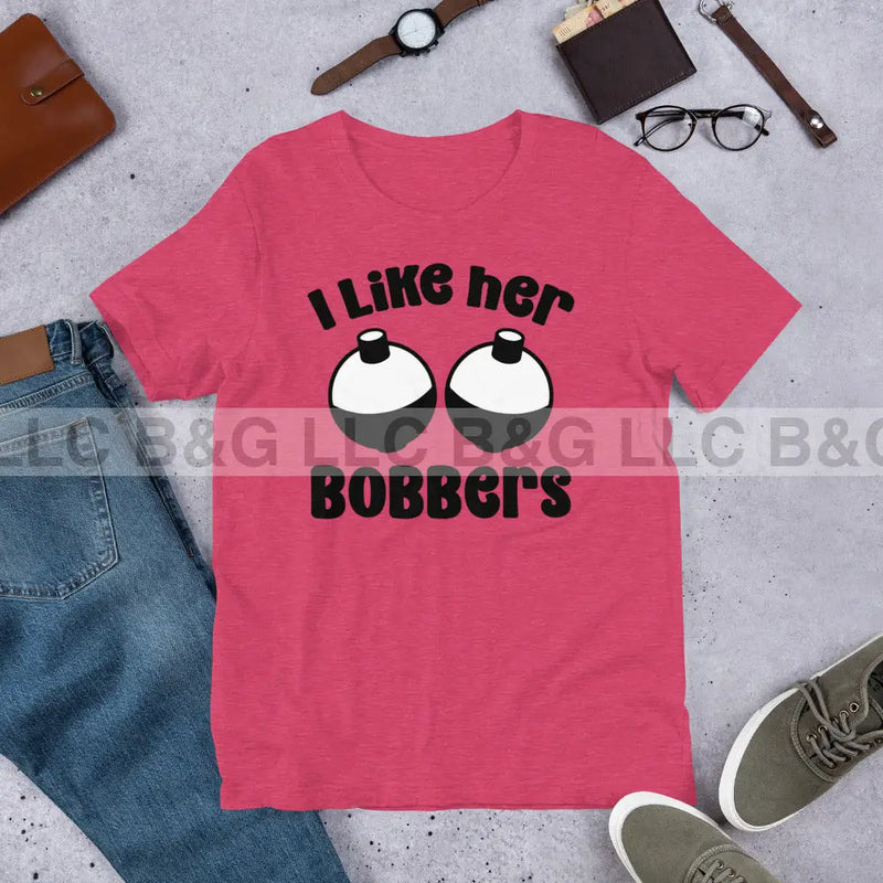 I Liker Her Bobbers Unisex t-shirt