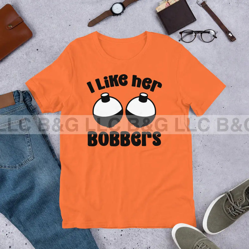 I Liker Her Bobbers Unisex t-shirt