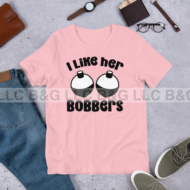 I Liker Her Bobbers Unisex t-shirt