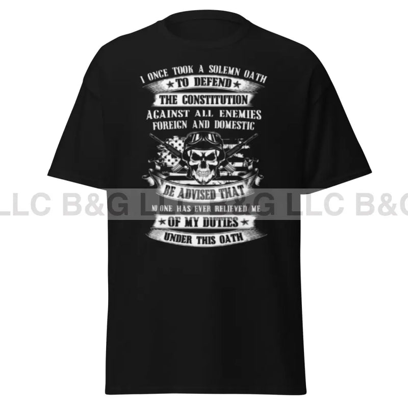 I Once Took a Solemn Oath Men's classic tee