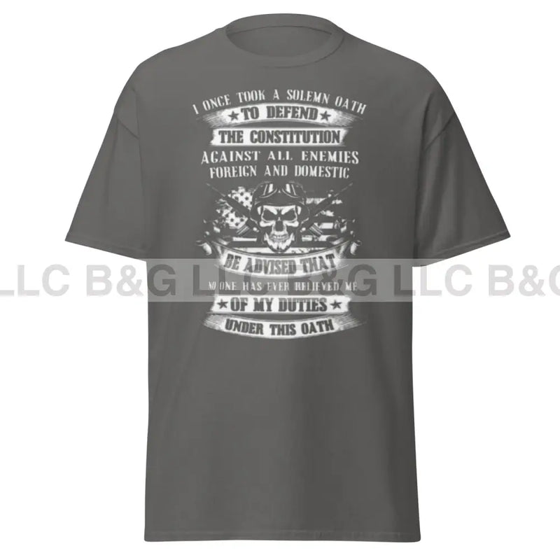 I Once Took a Solemn Oath Men's classic tee