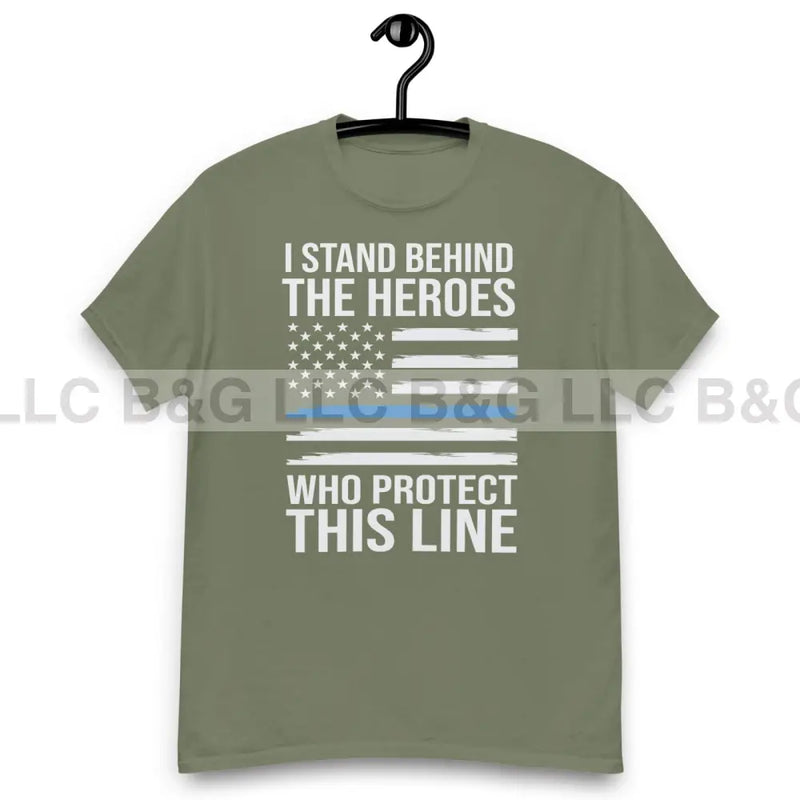 I Stand Behind The Heros 1 Men's classic tee