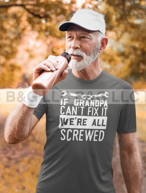 If Grandpa Can't Fix It Men's classic tee