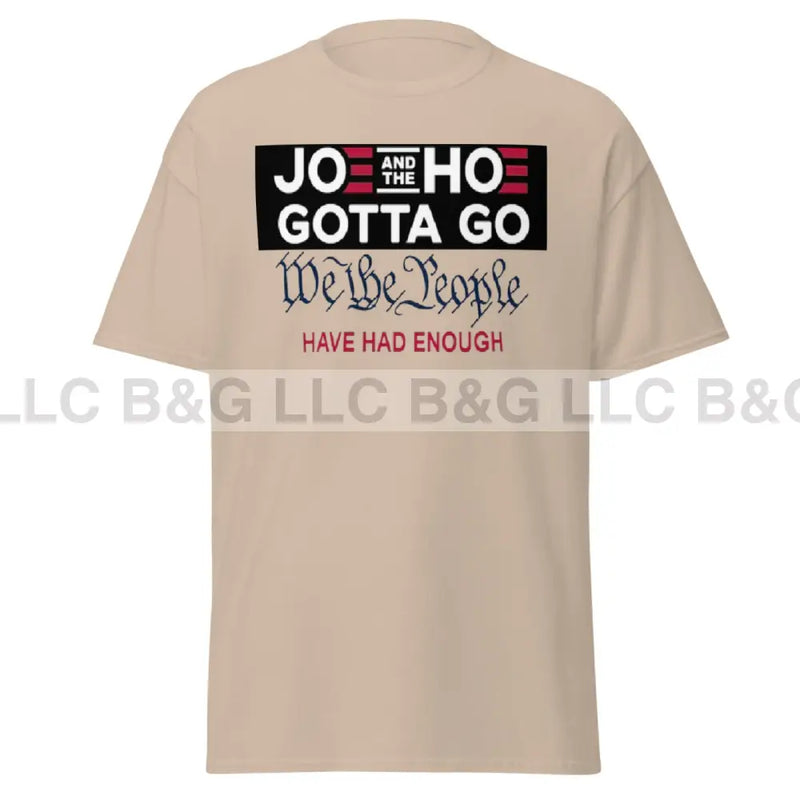 Joe and the Hoe Gotta Go Men's classic tee