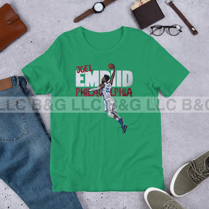 Joel Embiid Unisex T-Shirt Kelly / Xs