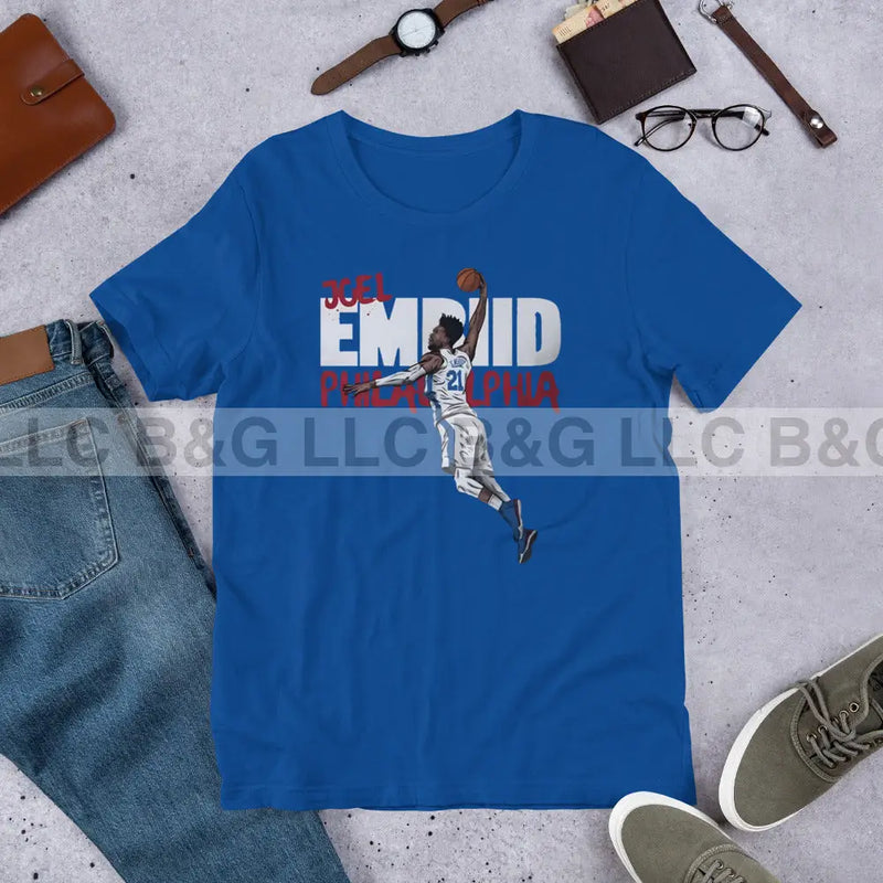 Joel Embiid Unisex T-Shirt True Royal / S