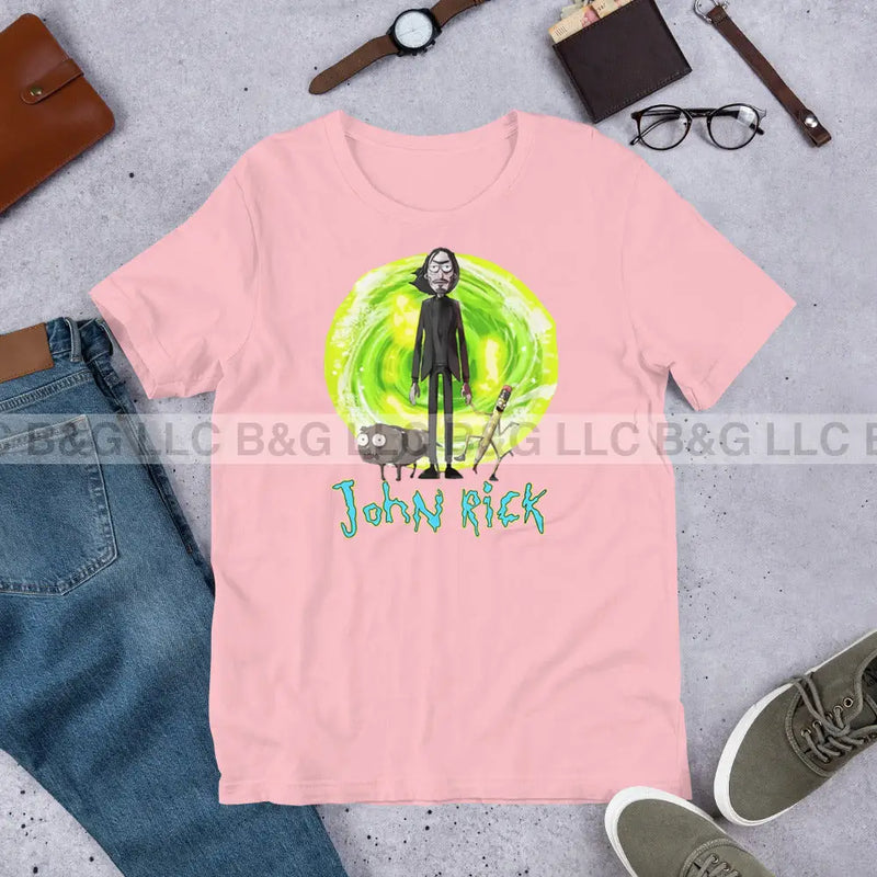 John Rick Unisex T-Shirt Pink / S T-Shirt